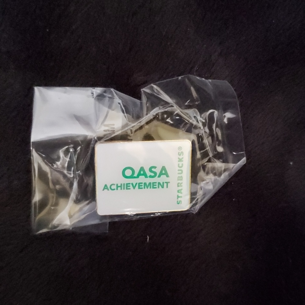 Starbucks QASA Achievement pin
